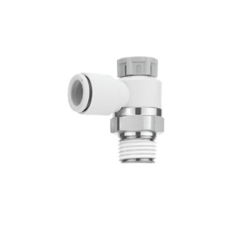 Reguladora De Fluxo De Precisão, Push-Lock (Trava) - Série AS
