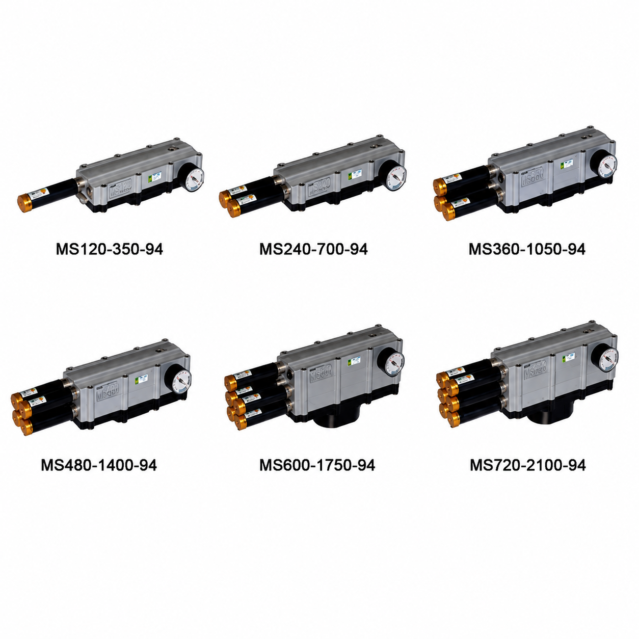 Multi-ejetores de – 1 à 6 ejetores